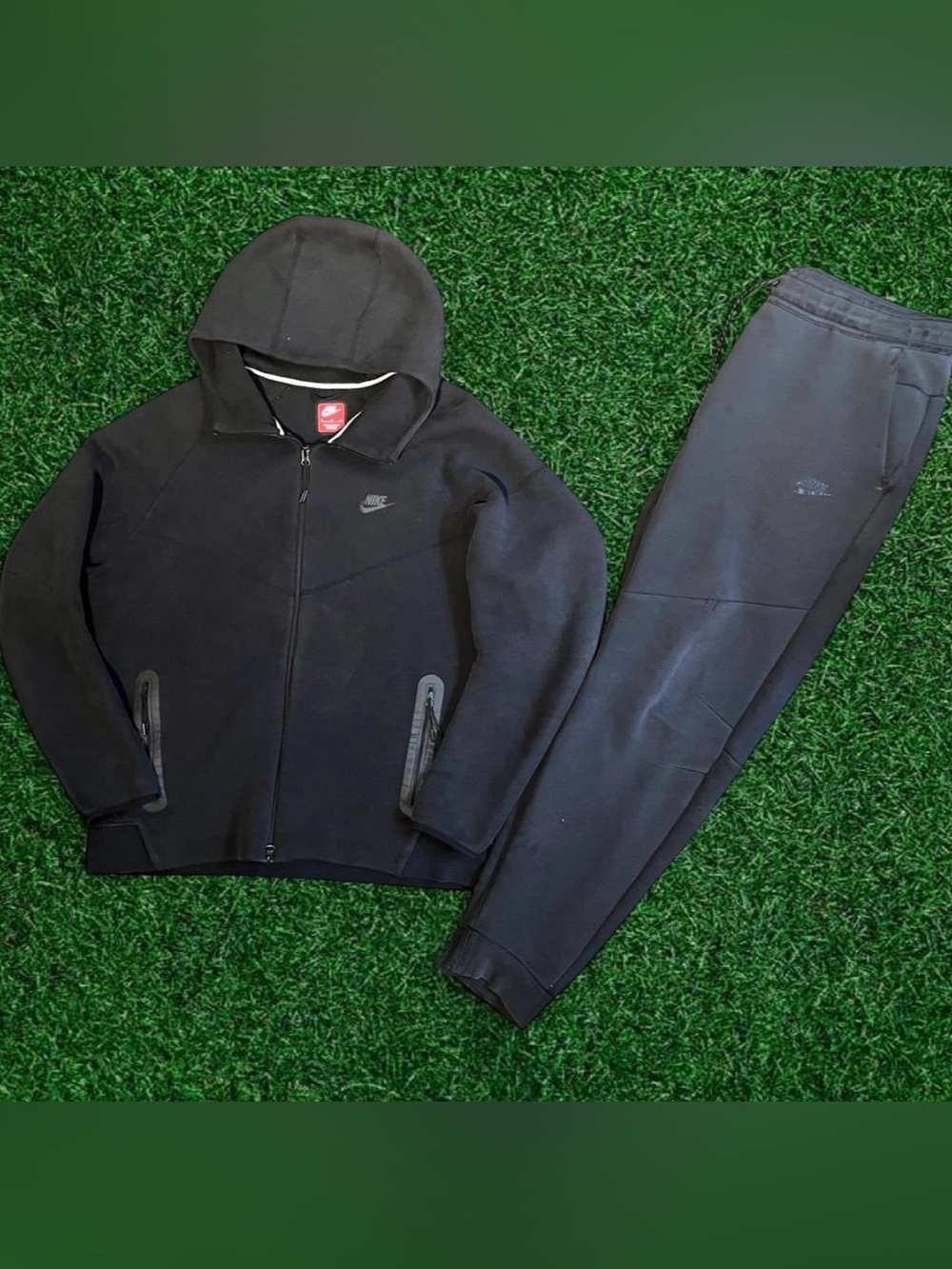 Nike tech Black tracksuit